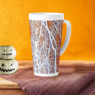 Caneca De Café Latte Floresta Esqueletal II