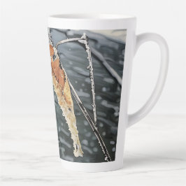 Caneca De Café Latte Fluxo de inverno