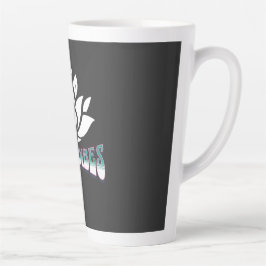 Caneca De Café Latte Fluxo de Yoga Calmo com Tapete e Blocos