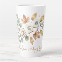 Folhas de Outono e Brisa de Mahjong Vintage