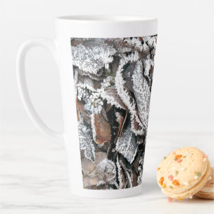 CANECA DE CAFÉ LATTE FOLHAS DO INVERNO