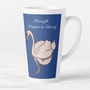 Caneca De Café Latte Força Envolta em Beleza