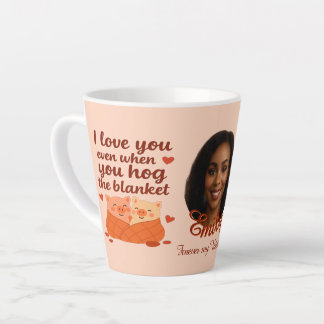Caneca De Café Latte 'Forever my Valentine' Latte Mug