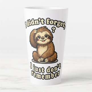 Caneca De Café Latte Forget or Remember