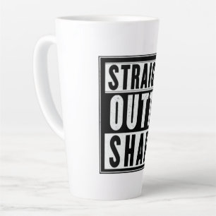 Caneca De Café Latte Forma de Saída de hetero