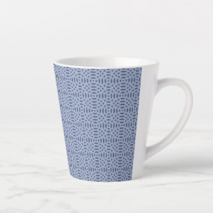 Caneca De Café Latte Formas Circulares Modernas Padrão Perfeito