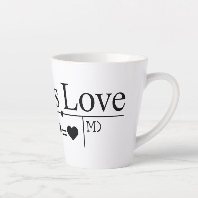 Caneca De Café Latte Fórmula 02 do Amor da Mãe (Direita)