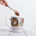 Caneca De Café Latte Foto de Colagem de Tendência e Melhor Família Nunc<br><div class="desc">Apresentando a foto de colagem de tendências e a melhor família de texto de todos os tempos! Este dom único e personalizado combina a beleza de uma foto de colagem com uma mensagem sincera para celebrar sua família e criar uma memória duradoura. A foto da colagem apresenta uma coleção de...</div>