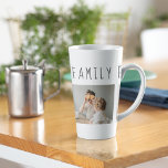 Caneca De Café Latte Foto de Colagem Moderna e Melhor Família Nunca Mel<br><div class="desc">Apresentando a Foto de Colagem Moderna e a Melhor Família Alguma Vez em Texto, uma forma única e personalizada de celebrar o amor e a alegria de sua família. Este presente especial combina a beleza de uma colagem personalizada de fotos com uma mensagem sincera para criar uma lembrança memorável que...</div>