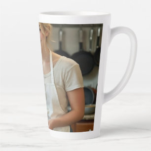 Caneca De Café Latte Foto de Comer Tacos Personalizar
