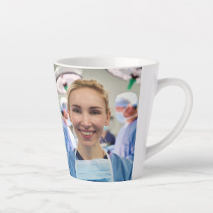 Caneca De Café Latte Foto de Médico Personalizar Customizar