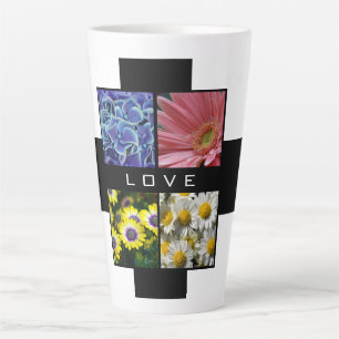 Caneca De Café Latte Foto e café ou latte Mug HAMbyWG