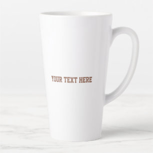 Caneca De Café Latte Foto Minimalista de Bebê com Texto Presente Pers
