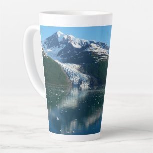 Caneca De Café Latte Fotografia de College Fjord II, bela Alasca
