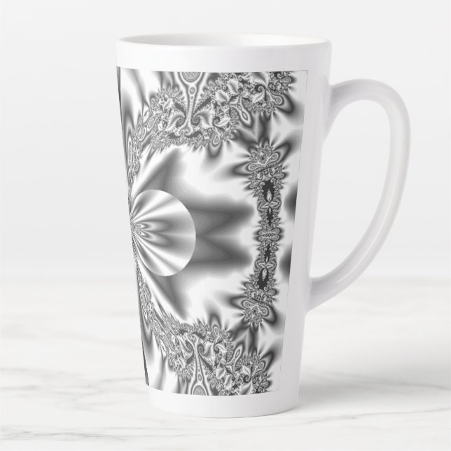 Caneca De Café Latte Fractalizar (Direita)