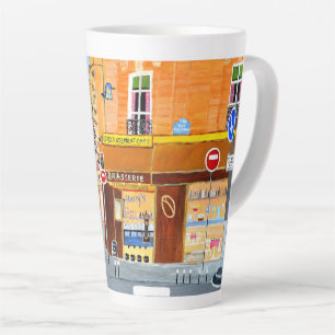 Caneca De Café Latte França, Paris