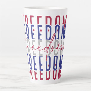 Caneca De Café Latte Freedom Kamala Harris