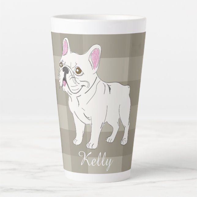 Caneca De Café Latte French Kisses (Frente)