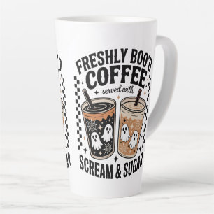Caneca De Café Latte Freshly Boo Coffee Halloween Mug