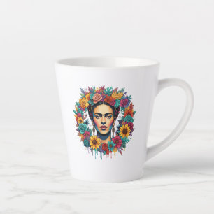 Caneca De Café Latte Frida Kahlo