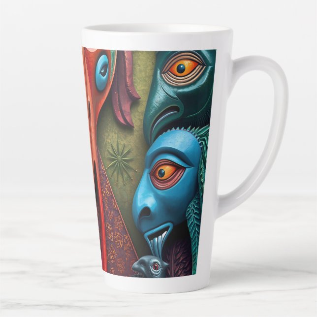 Caneca De Café Latte full color 3D (Direita)