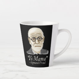 Caneca De Café Latte Funny Freud Psicologia