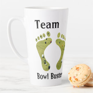 Caneca De Café Latte Funny Lawn Bowls Team Name Bowl Busters,