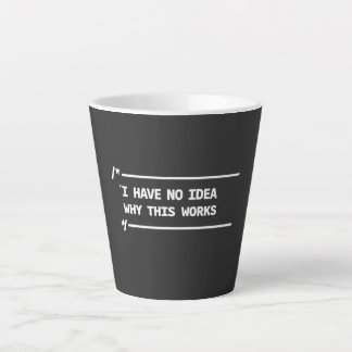 Caneca De Café Latte Funny Programmer Debugging Humor
