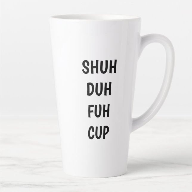Caneca De Café Latte Funny Saying Modern Coworker Birthday Quote Two-To (Direita)