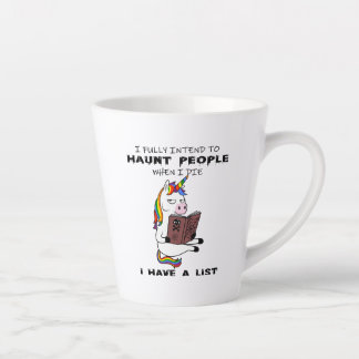 Caneca De Café Latte FUNNY UNICORN GIFT, Rainbow Unicorn, Cute Unicorn