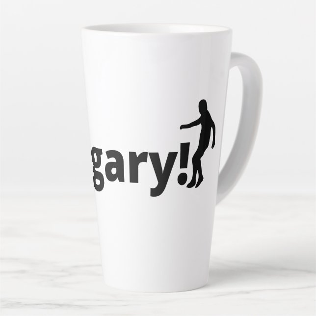 Caneca De Café Latte Futebol húngaro  (Ângulo direito)