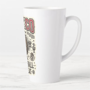 Caneca De Café Latte Futebol Soccer México Personalizado 2026