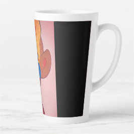 Caneca De Café Latte Futuristic Animal Art