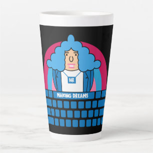 Caneca De Café Latte Gabinete de Recursos Humanos