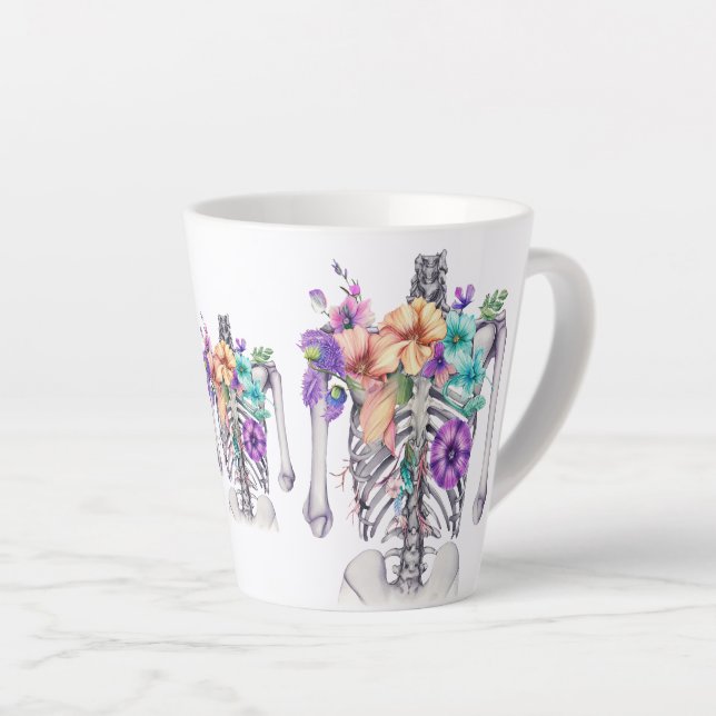 Caneca De Café Latte Gaiola torácica (Ângulo direito)