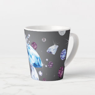 Caneca De Café Latte Galáxia Diamante 5