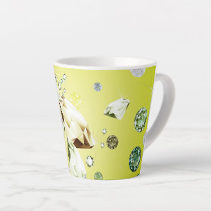 Caneca De Café Latte Galáxia Diamante 8
