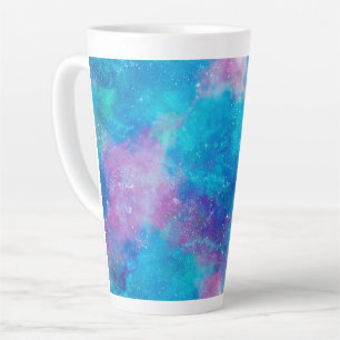 Caneca De Café Latte Galáxia pintada Design 3