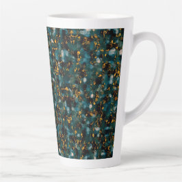 Caneca De Café Latte Galaxies Black Blue & Gold