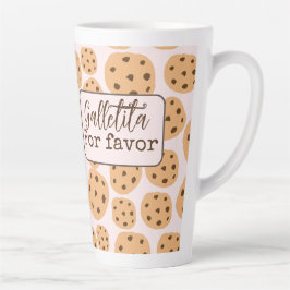 Caneca De Café Latte Galletita Porfavor