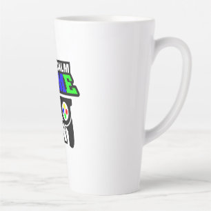 Caneca De Café Latte Gamer Gift Mantém O Jogo Calmo