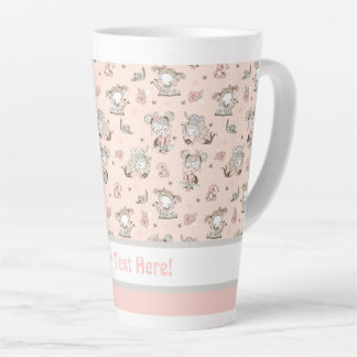 Caneca De Café Latte Garotas Bonitas Lendo Livros Dão Ideias