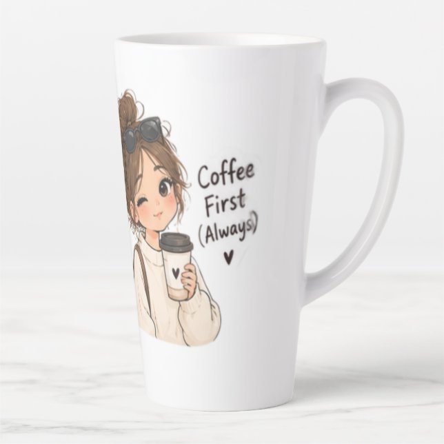 Caneca De Café Latte Garrafa de água (Direita)