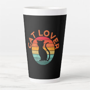 CANECA DE CAFÉ LATTE GATO LOVER