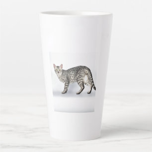 Caneca De Café Latte Gato Mau Egípcio Raro