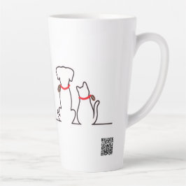 Caneca De Café Latte Gato Sonolento Precisa de Café Meme