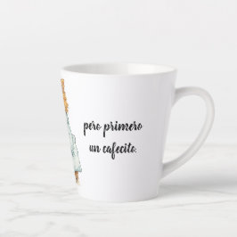 Caneca De Café Latte gato triunfador
