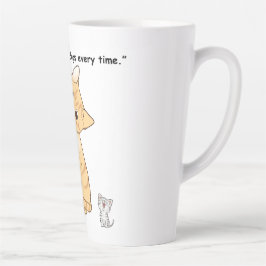 Caneca De Café Latte gatos bonitos