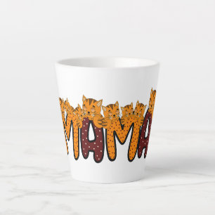 Caneca De Café Latte Gatos-cama bonitos