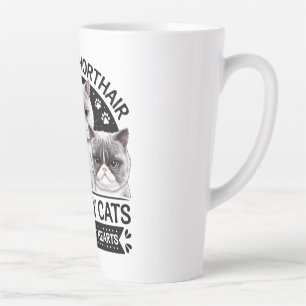 Caneca De Café Latte Gatos De Enxaqueca Britânicos
